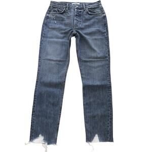 GRLFRND Karolina high rise skinny cropped jeans in Forget Me Never Size 28 NEW